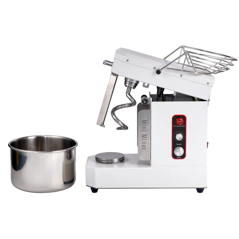 new 10L spiral mixer bowl removable and lift-head 4kg spiral dough mixer dough kneading machine