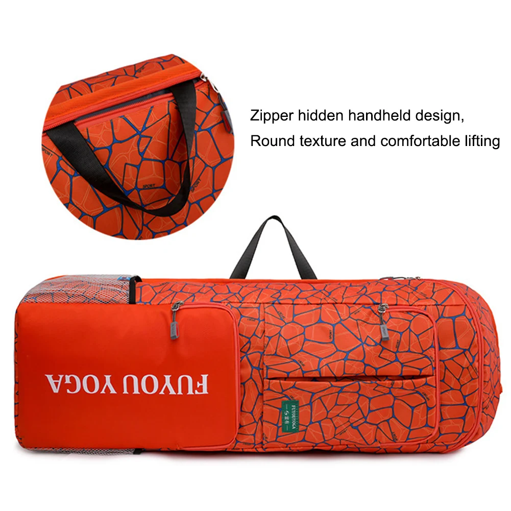 

Yoga Exercise Bag Waterproof Yoga Mat Carry Tote Bag with Zipper Pocket/Mesh Pocket/Handle for Yoga Pilates/Workout/Dancing/Gym