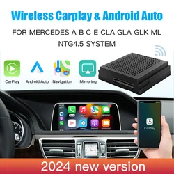 Wireless Carplay Suitable For Mercedes Benz A B C E CLA GLA GLK ML Sprinter NTG4.5 Becker Module Android Auto Navigation