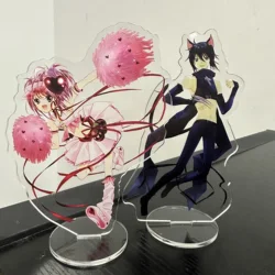 Japan Anime Shugo Chara Figures Hinamori Amu Tsukiyomi Ikuto Cosplay Acrylic Stand Model Plate Desk Decor Standing Sign Props