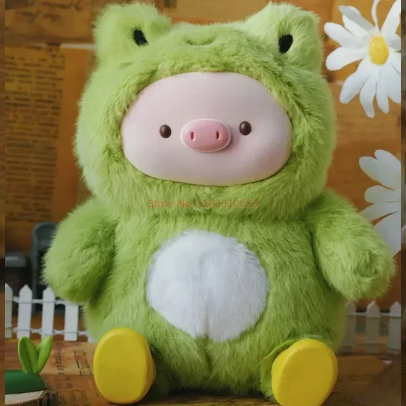 GEEGEEPIG Rich Pig Can Fly Fluffy Plush Doll Action Figure Cute Piggy Plush Large Size Dolls Cotton Dolls Anime Model Home Decor