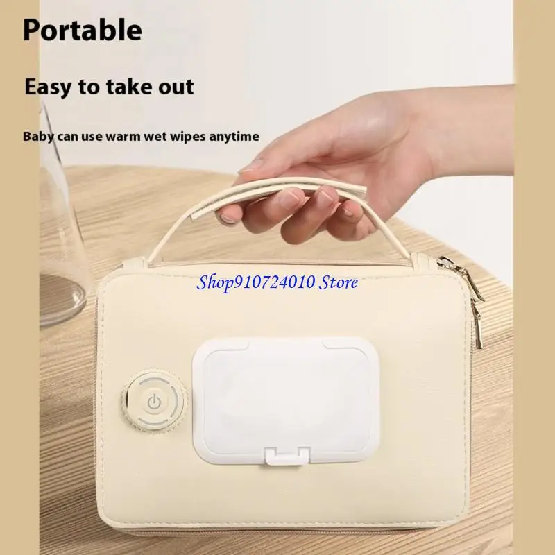 77HD tragbares Baby wischen wärmer mit 3 Temperatureinstellung für sanfte Hautpflege Aluminiumfolie Isolierung Innenraum