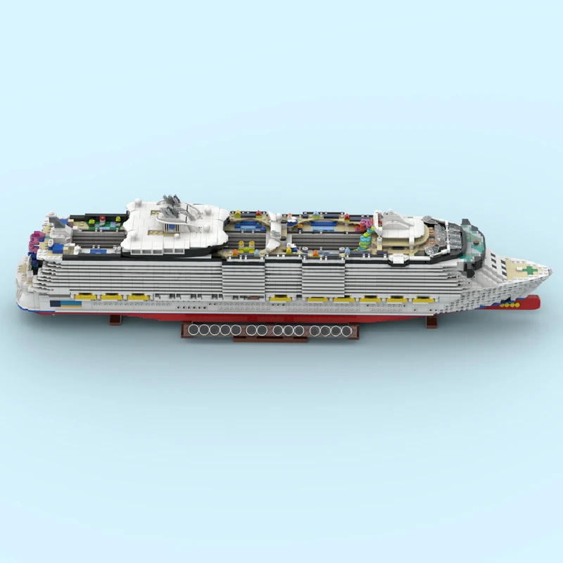 6646ピース ウォーシリーズ オアシス・オブ・ザ・シーズ MOC カスタマイズ モジュラービルディングブロック ブリックモデルデザイン シンプルDIY 男の子向け組み立ておもちゃ ギフト