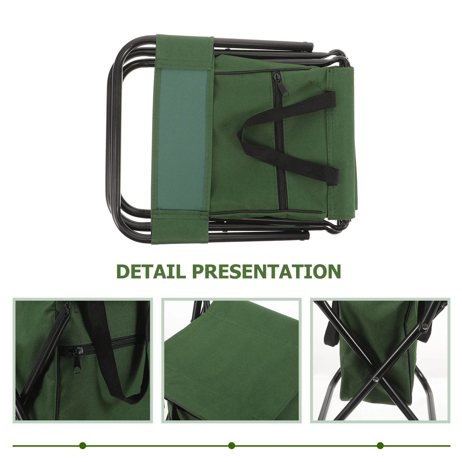 

Storage Bag Folding Chair Portable Lightweight Camping Stool For Fishing Travel Picnic Bbq Courtyard Rest Foldable Chair Camping