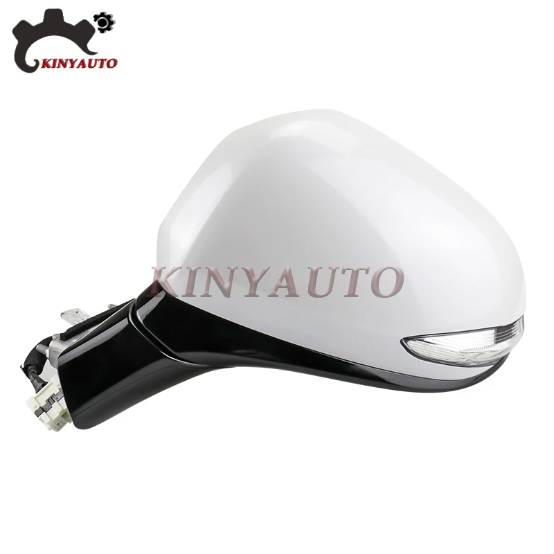 For Hyundai Santa Fe Side External Rearview Rear view Mirror Assembly Assy INCL Lens Turn Signal Light Shell Frame Cover Holder