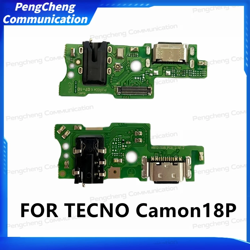 

10pcs For TECNO Camon18P Charging board Charging flex Charger flex mobile phone Parts Flex Cable