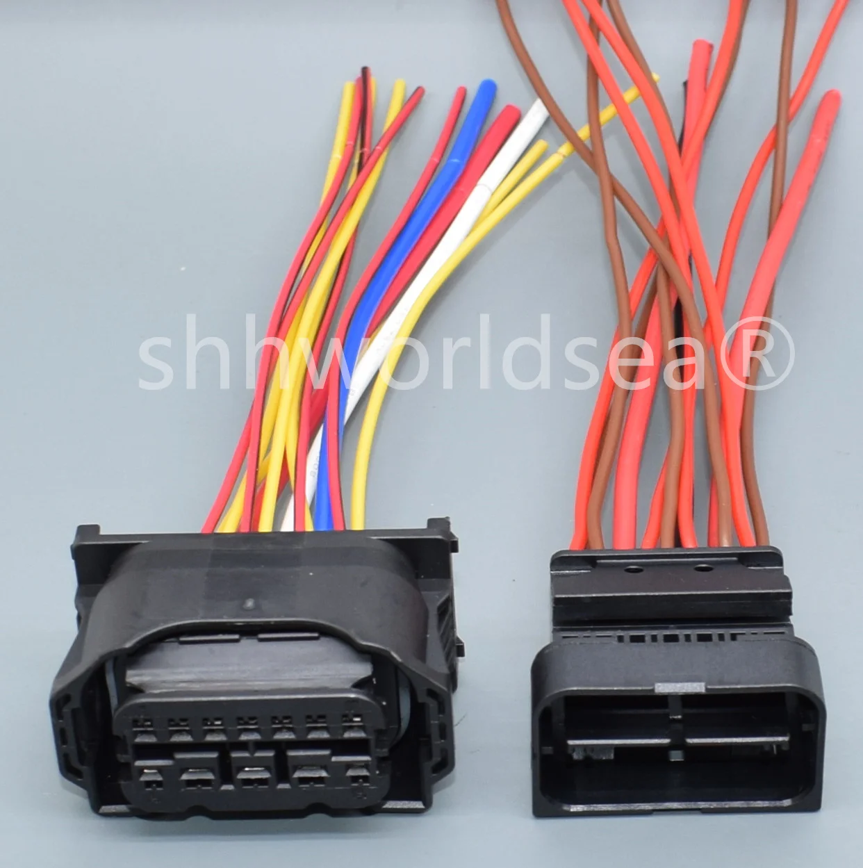 shhworldsea  2.8mm 61132359991 12 Pin Headlight Plug Wiring For BMW F01 F02 E63 E64 E90 61 13 2 359 991