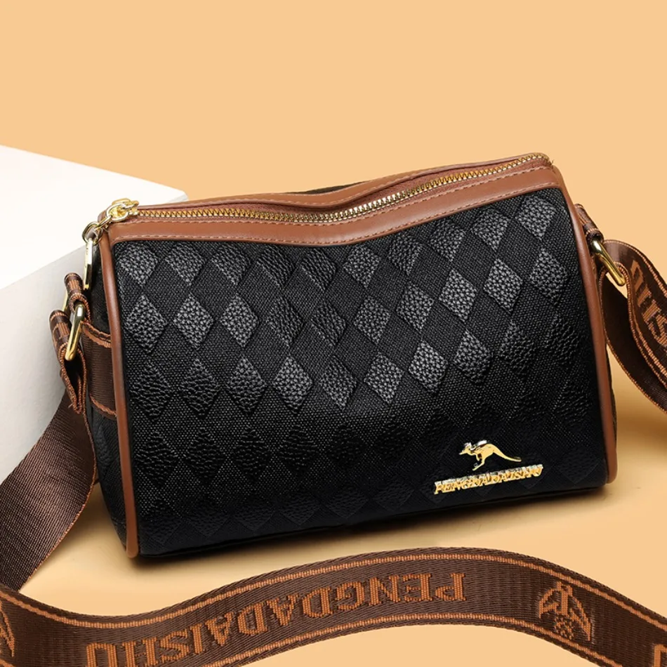 HIgh Quality Leather Designer Fashion Shoulder Bag Crossbody Bag for Women Messenger Bags Ladies Handbag Bag Sac A Main 2024