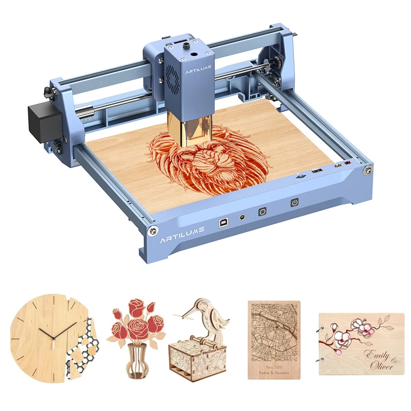 

Artilume U1 Laser Engraver 3W/7W/12W Optional Power 200x150mm Carving Area For Wood Metal Acrylic Leather With WiFi & APPs