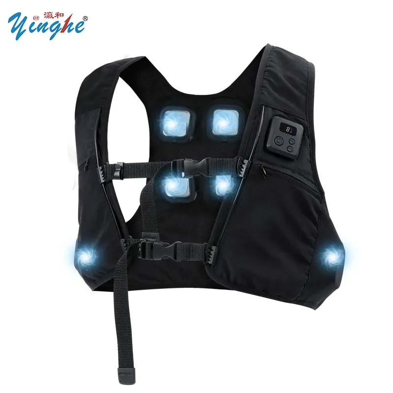 Charging Semiconductor Refrigeration Vest, Electric Heating Vest，Dual Use of Cooling and Heating,Outdoor Portable,Small Wearable