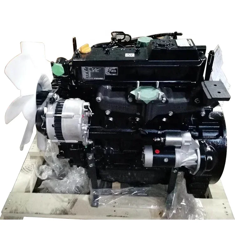Conjunto de motor diésel 4TNV94, motores de camiones de maquinaria negros Jac con motor de 4 cilindros, personalizado