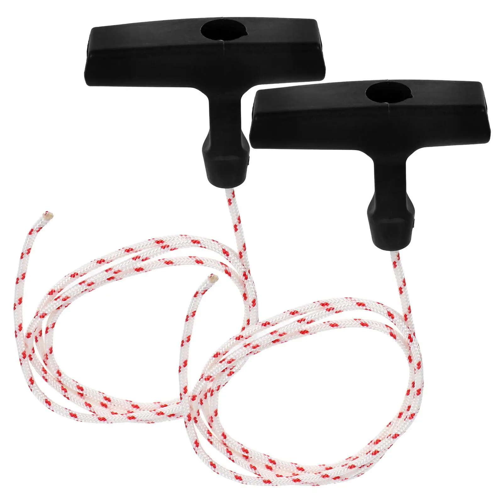 

2pcs Lawn Mower Pull Starter Handle Rope Compatible MS170 MS180 MS210 MS230 Gasoline Engine Accessories Efficient Use Sturdy