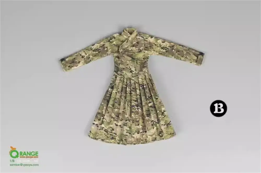 Hot Sales 1/6th Old Vintage Dynasty Ming Long Robe Overcoat Multi Color Option Accessories For 12\