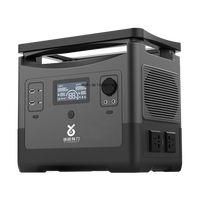 LANPWR 2500W UPS Power Supply Backup LiFePO4 Battery Mobile Portable Power Station Home Camping Solar Generator