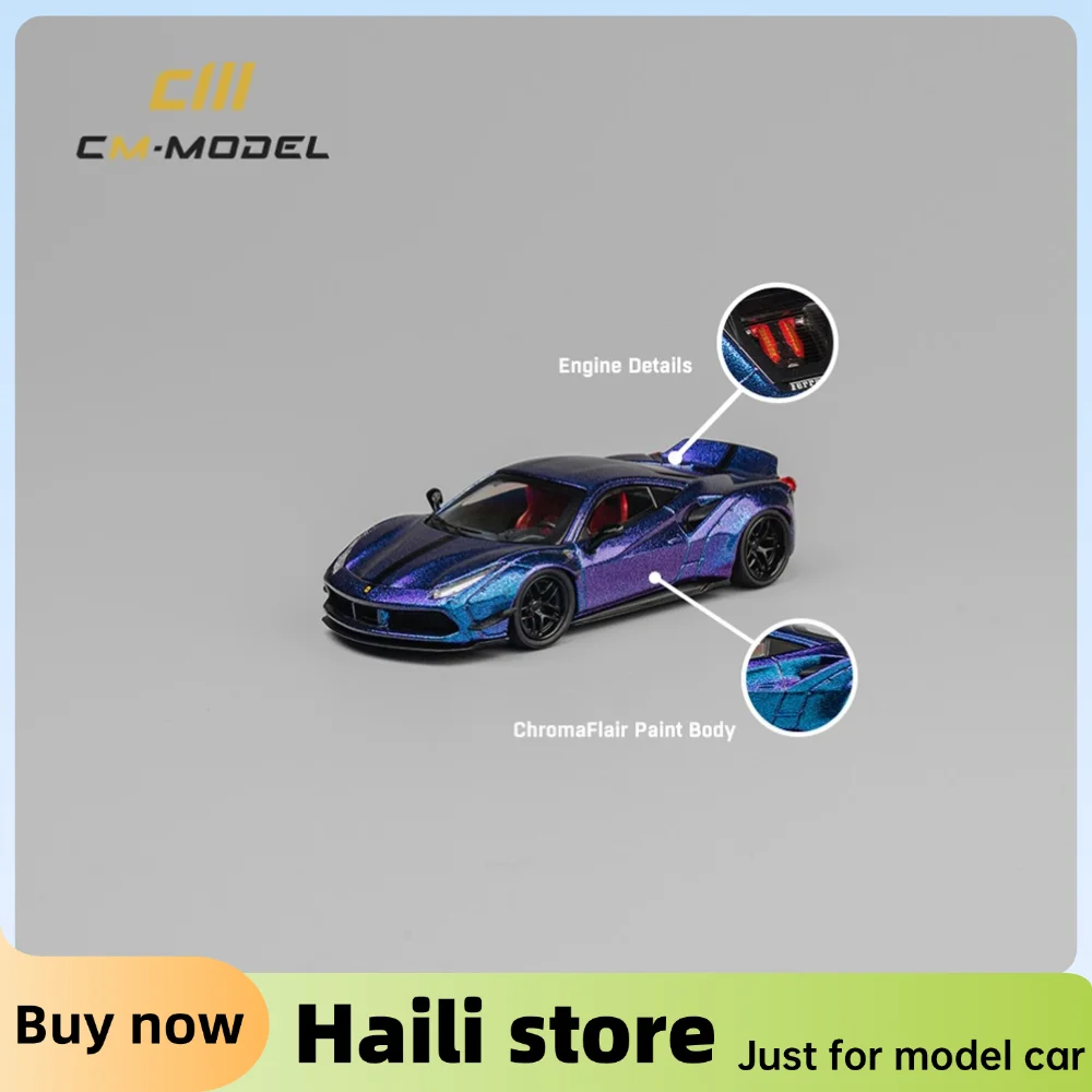 

CM Model 1/64 LB488 Wide body chameleon Metal Diecast Model Car - Vintage Hyper Series Collectible for Adults
