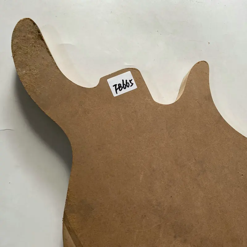 FB665 Uncut Raw Materials  Electric Bass Body Unfinished in Solid Basswood With Plywood for Bass DIY Part Active Custom Order