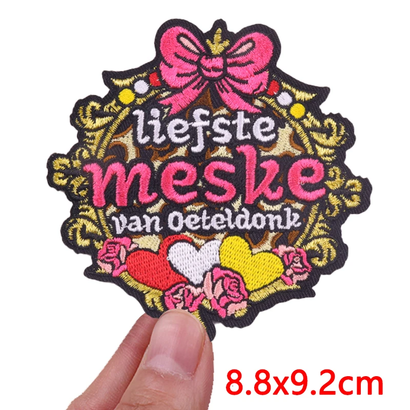 2026 NIEUWE Stijl Oeteldonk Emblem Patch Carnaval Voor Nederland Ijzer Op Patches Voor Kleding Stickers Kikker Borduren Patches
