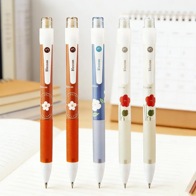 

Набор из 10 механических карандашей в форме цветка, разных цветов, с автоматическим стержнем 0,7 мм, выдвижные, прочные, не ломаются, незаменимы для офиса, не требуют заточки, удобные и быстрые в использовании, отличный подарок.