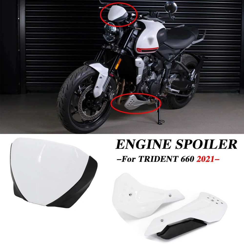 

NEW Motorcycle Front Screen Lens Windshield Fairing Windscreen Deflector 2021 For Trident 660 For TRIDENT660 Flyscreen