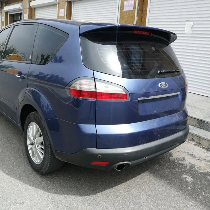 Per Ford S-max Spoiler materiale ABS di alta qualità auto alettone posteriore Primer colore Spoiler posteriore per Ford S-max smax Spoiler