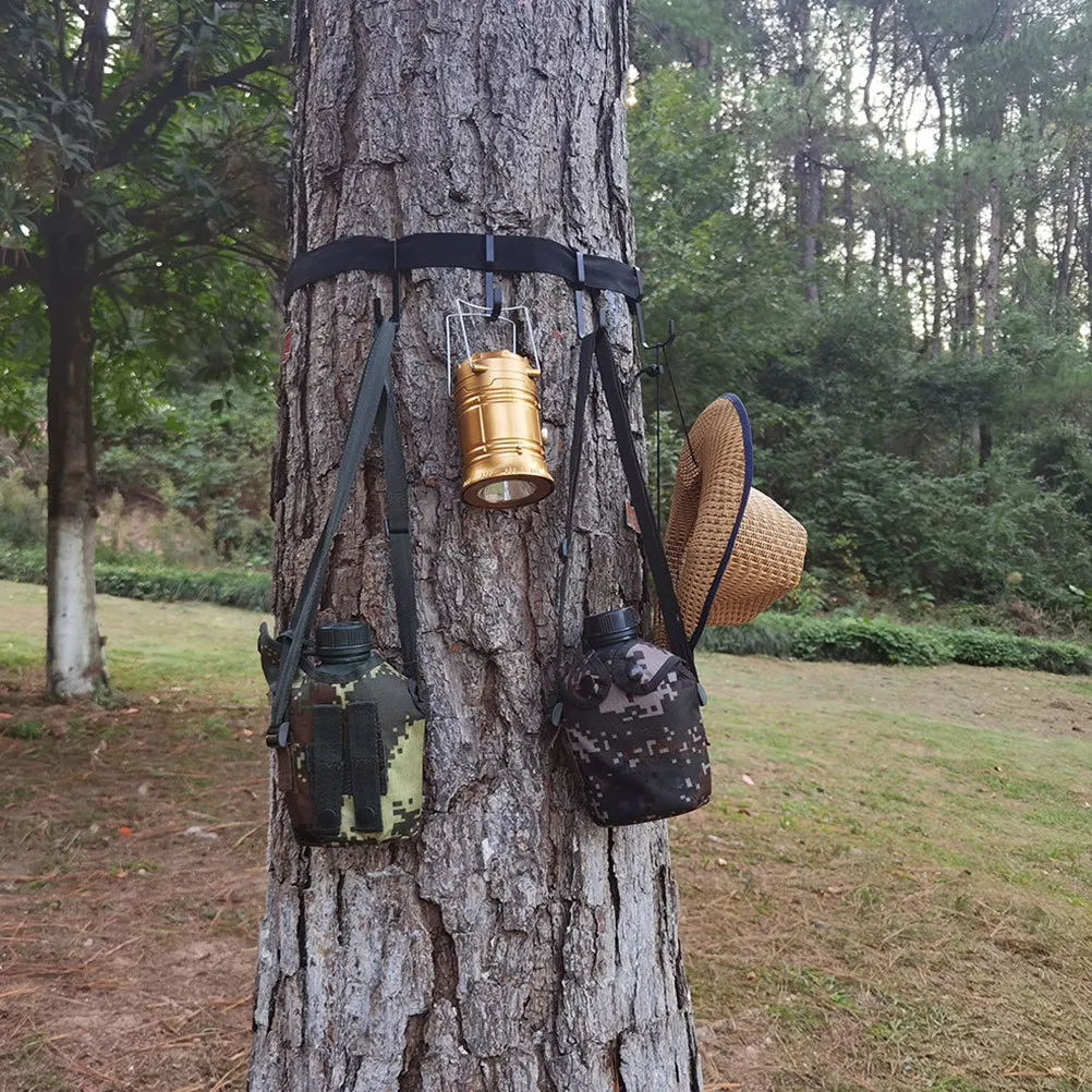 

5Pcs Hunting Tree Stand Accessories Heavy Duty Metal Hooks for Hanging Gear Bows Backpacks Outdoor Use