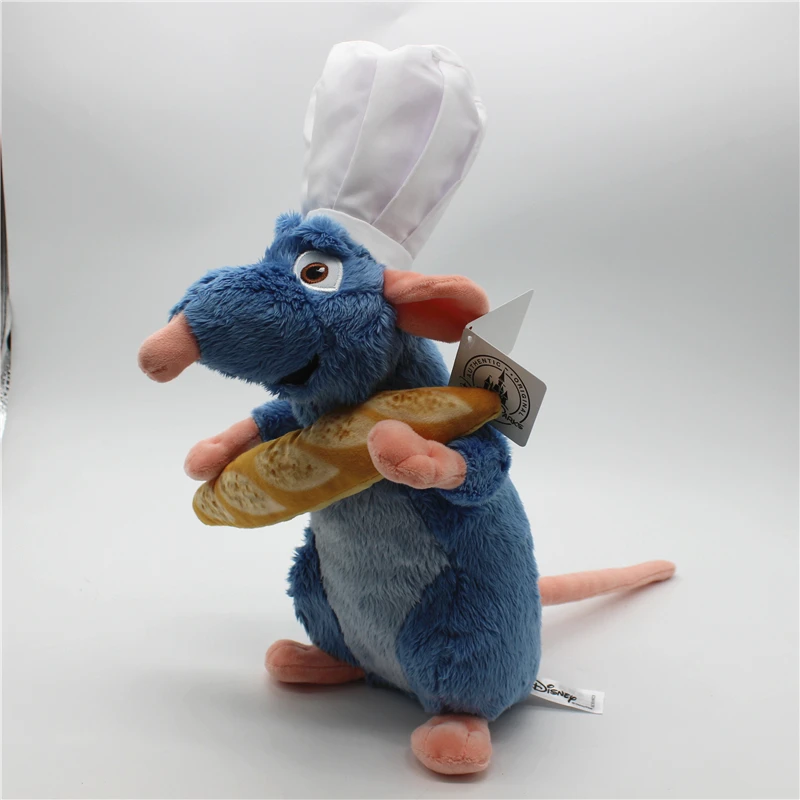 Disney Ratatouille Remy Mouse hand with bread Plush Toy Soft Stuffed Animals Kids toys