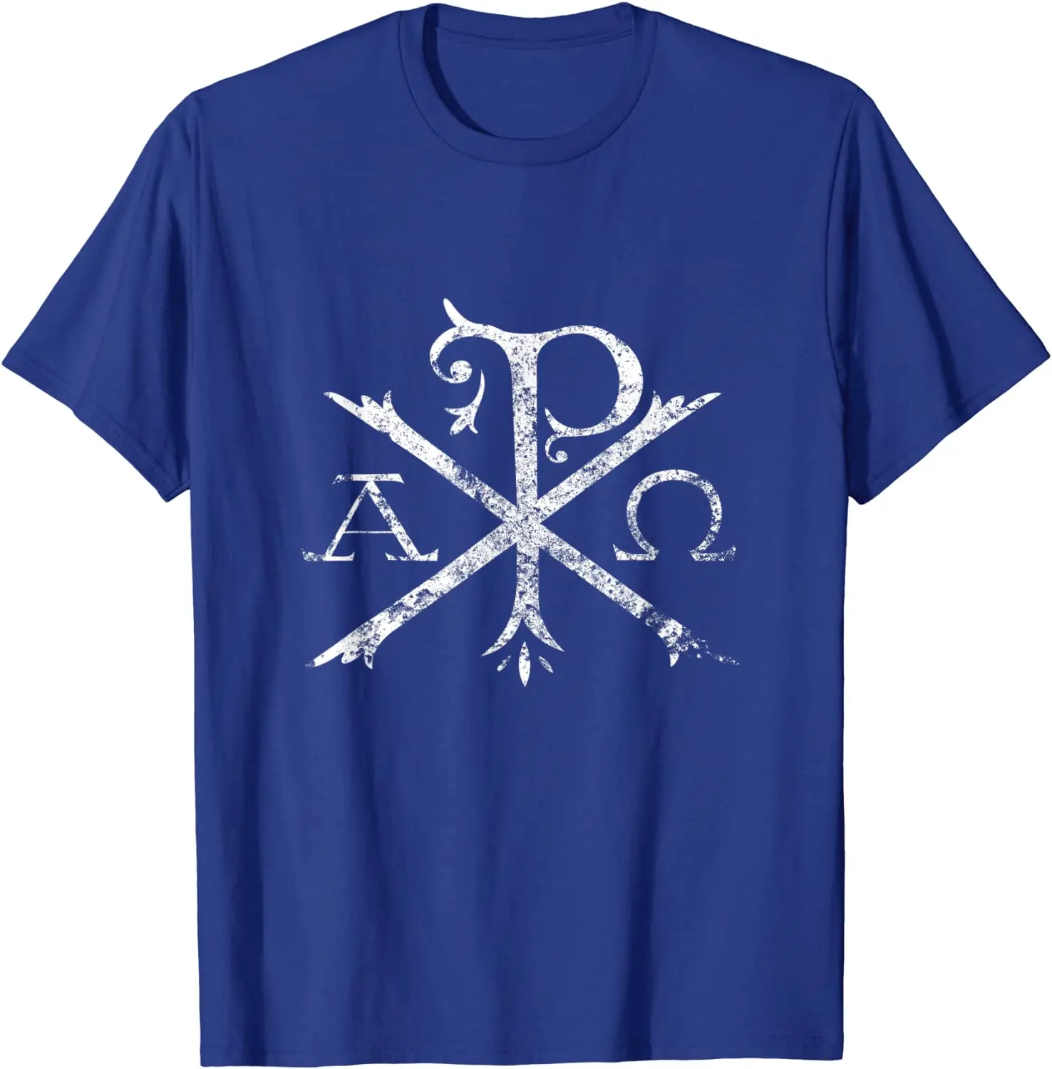 Christian Chi Rho Labarum Christogram Cross Faith T-Shirt. Summer Cotton O-Neck Short Sleeve Mens T Shirt New S-3XL