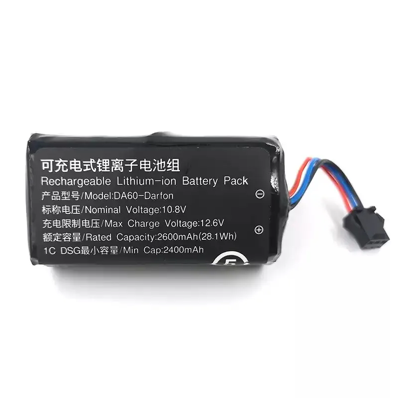 For ECOVACS D36A D36B DA611 DB35 DA60 Sweeping Robot Lithium Ion Rechargeable Battery 10.8V 2600mAH DA60-Darfon