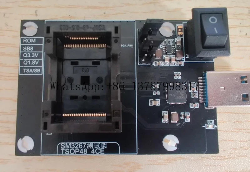 SM3267 AE Test Base Board TSOP48/BGA132/152 4CE USB Flash Memory