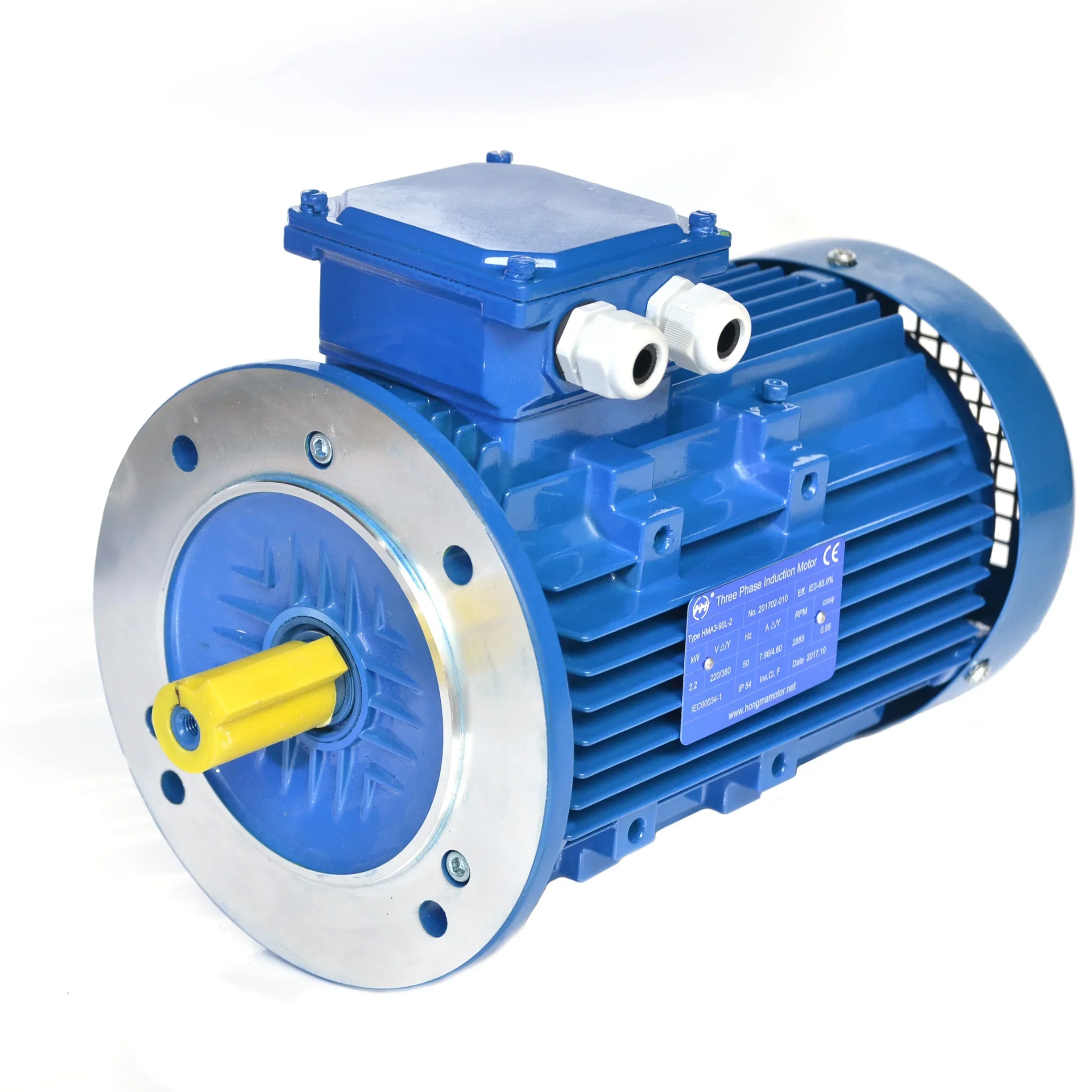 Motor eléctrico trifásico de CA de inducción de alta eficiencia estándar IE3 de 1,5 CV