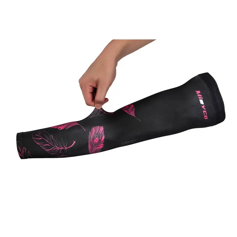 Mieyco Cycling Arm Sleeve Breathable Quick Dry UV Protection Running Ice Fabric Arm Sleeves Fitness Basketball Sunscreen Bands