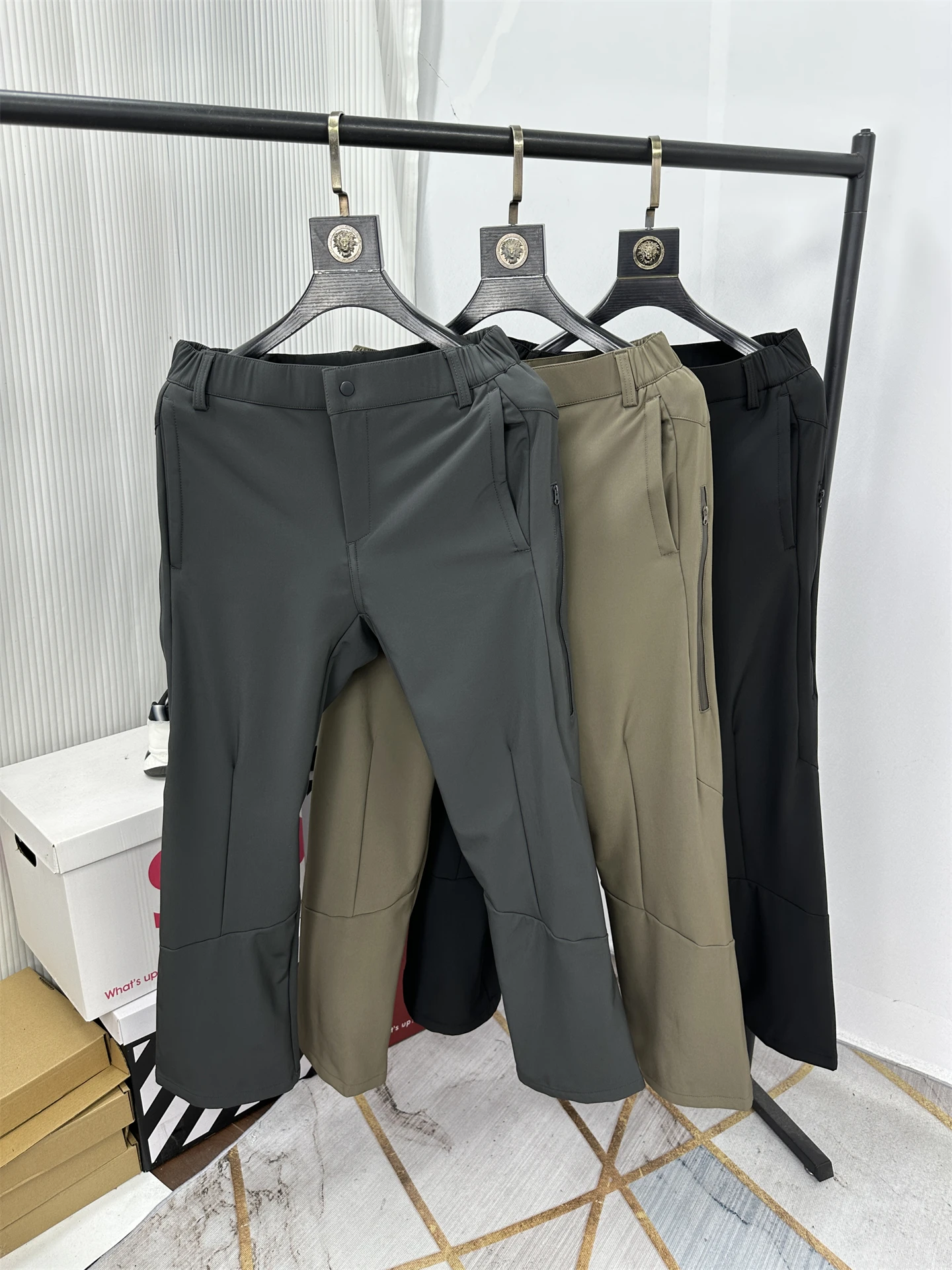 

Мужские уличные брюки с флисовой подкладкой, прямого кроя, повседневные, ветрозащитные, водонепроницаемые, всепогодные, спортивные, из полиэфирного волокна, Harbin Hongda