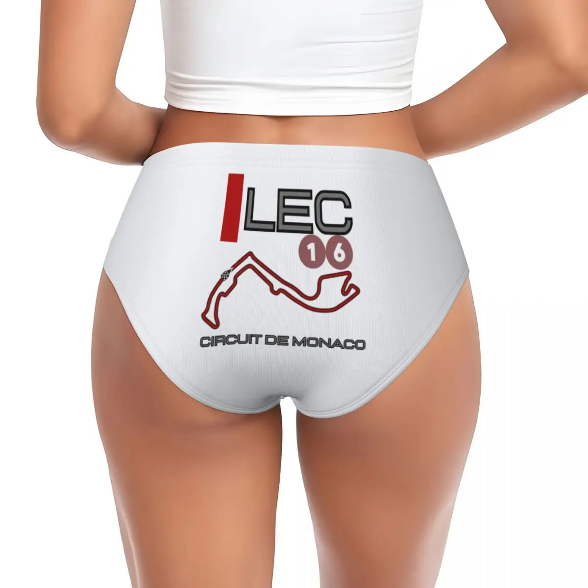 Custom Womens Charles Leclerc 16 Panties Underwear Female Comfort Circuit De Monaco Briefs Underpants