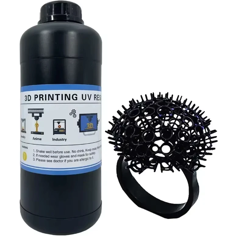 H Black Color Liquid Photopolymer Wax 405nm Jewelry Castables Resins 3D Printings Resins For LCD/DLP/SLA 3D Printer