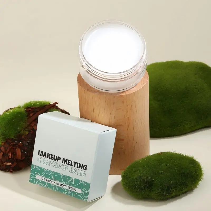 مزيل ماكياج بلسم العلامة الخاصة بالجملة تركيبة نباتية طبيعية مكياج الوجه مرطب إزالة العناية بالبشرة التطهير 20 قطعة #5