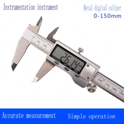 1 pz 0-150mm 4 cr13 in acciaio inox Vernier metallo Meter testa calibro grado industriale bilancia ad alta precisione Display strumento di misurazione