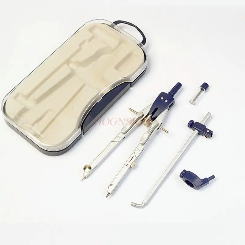 مجموعة واحدة من المسطرة، الهندسة، البوصلة، دائرة الرسم، أداة الرسم، القرطاسية متعددة الوظائف، بوصلة احترافية للطلاب #1