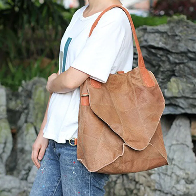 Designer Bag Luxury Woman Genuine Leather Ladies Multi Function Bag Vintage Female Backpack Retro Patchwork Backpacks Shoulder