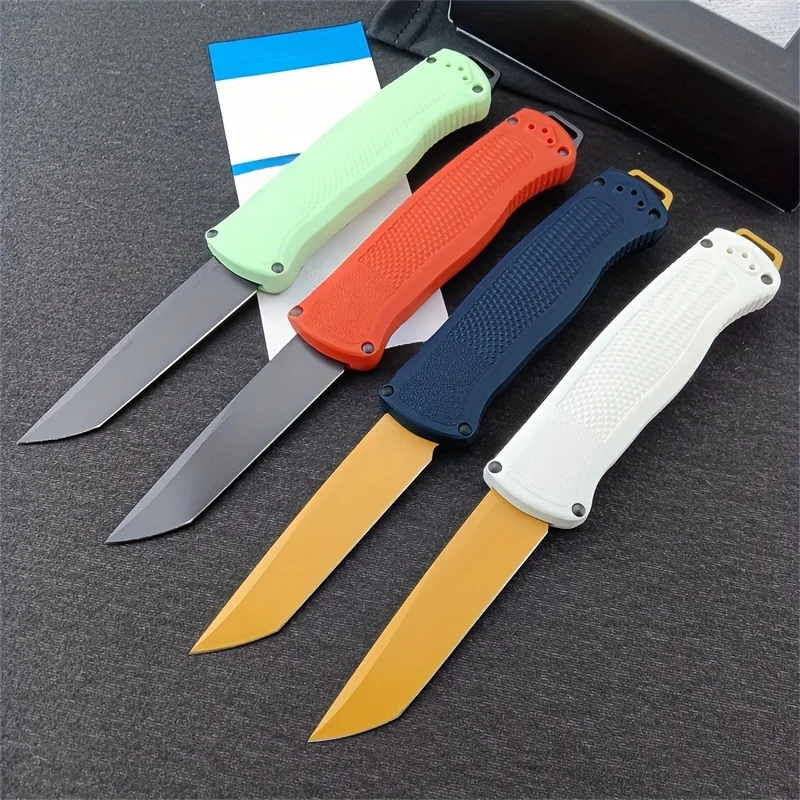 BM 5370 SHOOTOUT CF-ELITE A/U/T/O Tactical Self Defense Pocket Knife D2 Folding Knives EDC Utility Survival Camping Tools