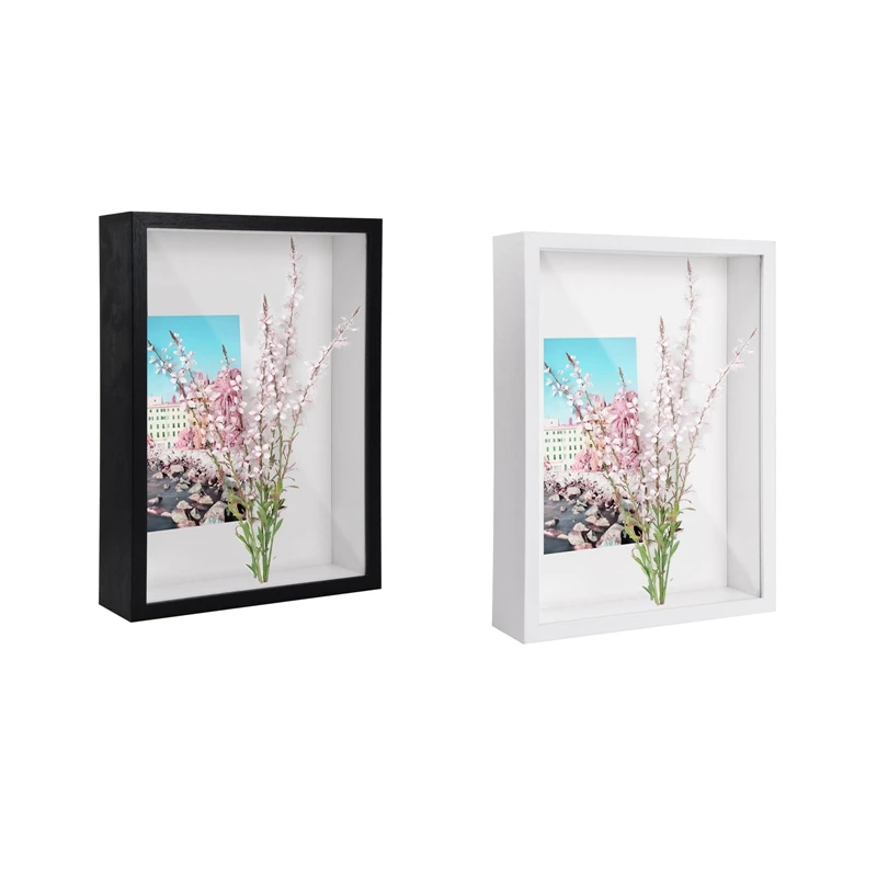 Shadow Box A4, 5CM Deep Box Photo Frame For Tabletop And Wall,3D Picture Frame Display Box For Crafts Memorabilia