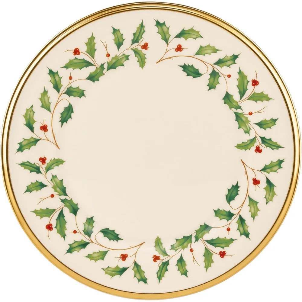 مجموعة أواني طعام عيد الميلاد، 6 قطع من أطباق لهجة العطلات للاستضافة الاحتفالية وديكور الطعام #3