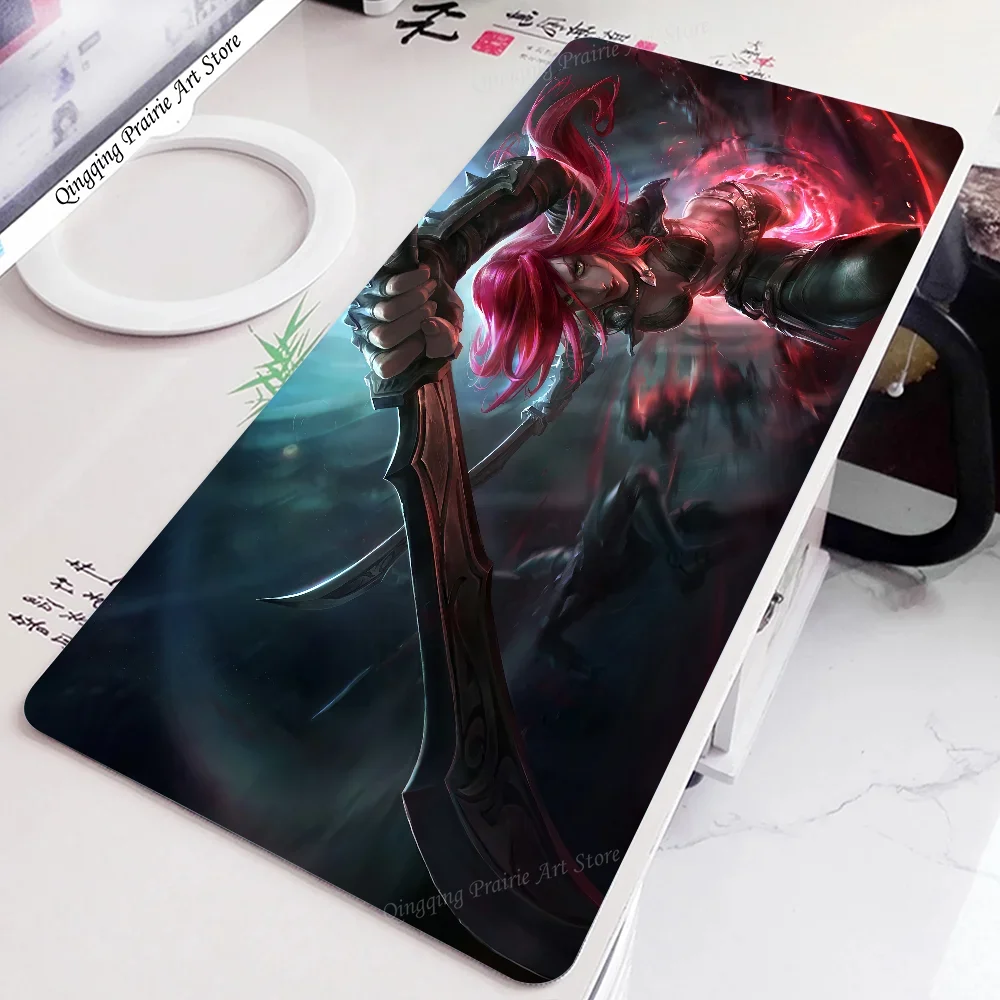 1pc-League Of Legends Katarina Floor Mat Mouse Mat Desk Mat With Pad Gaming Accessories Prime Gaming XXL