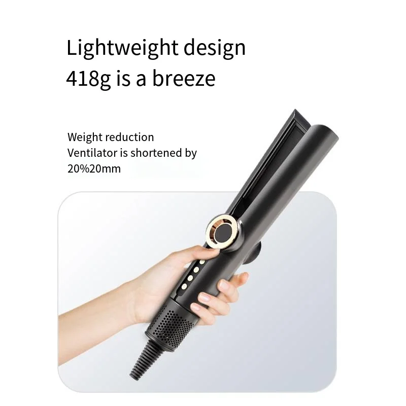 مكواة فرد الهواء الجديدة عالية السرعة الجافة والرطبة، مكواة فرد الأيونات السالبة المزدوجة، مكواة فرد الهواء عالية السرعة، أدوات تصفيف الشعر