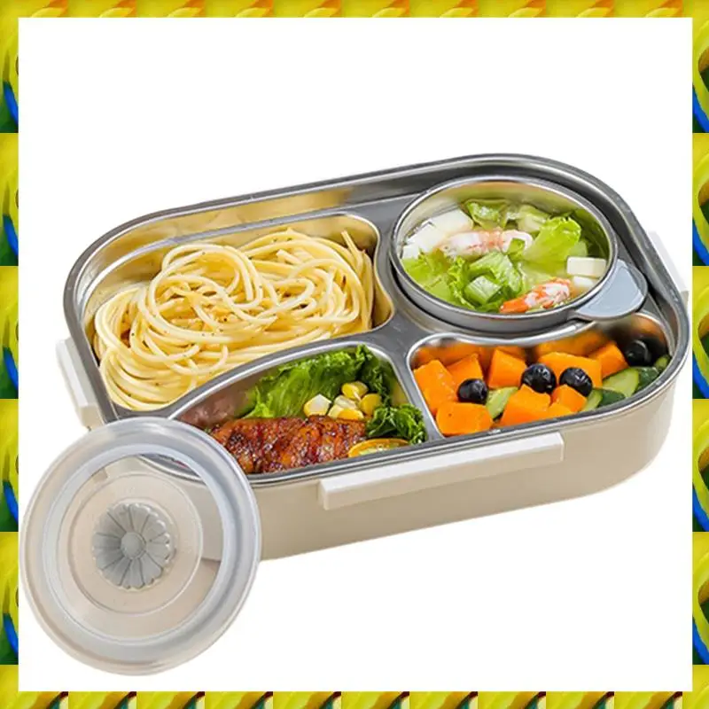 

WFF Stainless Steel Insulated Lunch Box Microwave Safe Insulated Lunch Box With Cutlery Set Panda Style