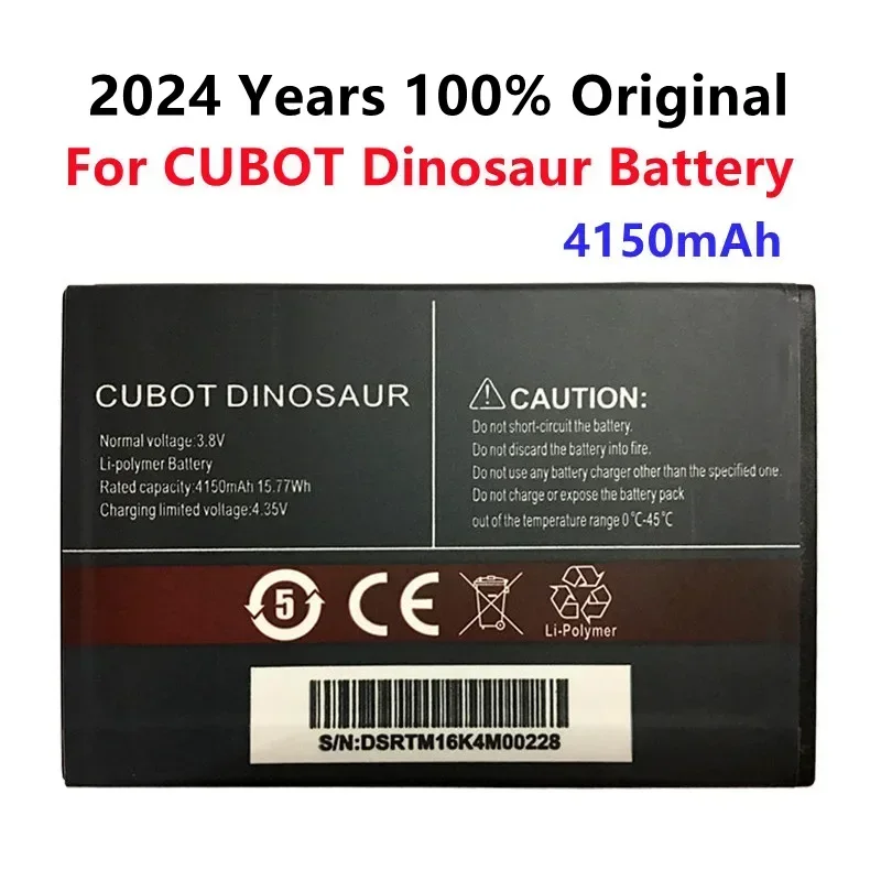 

2024 Years 100% Original CUBOT Battery 4150mAh Replacement Backup Battery For CUBOT Dinosaur Cell Phone Battery In Stock