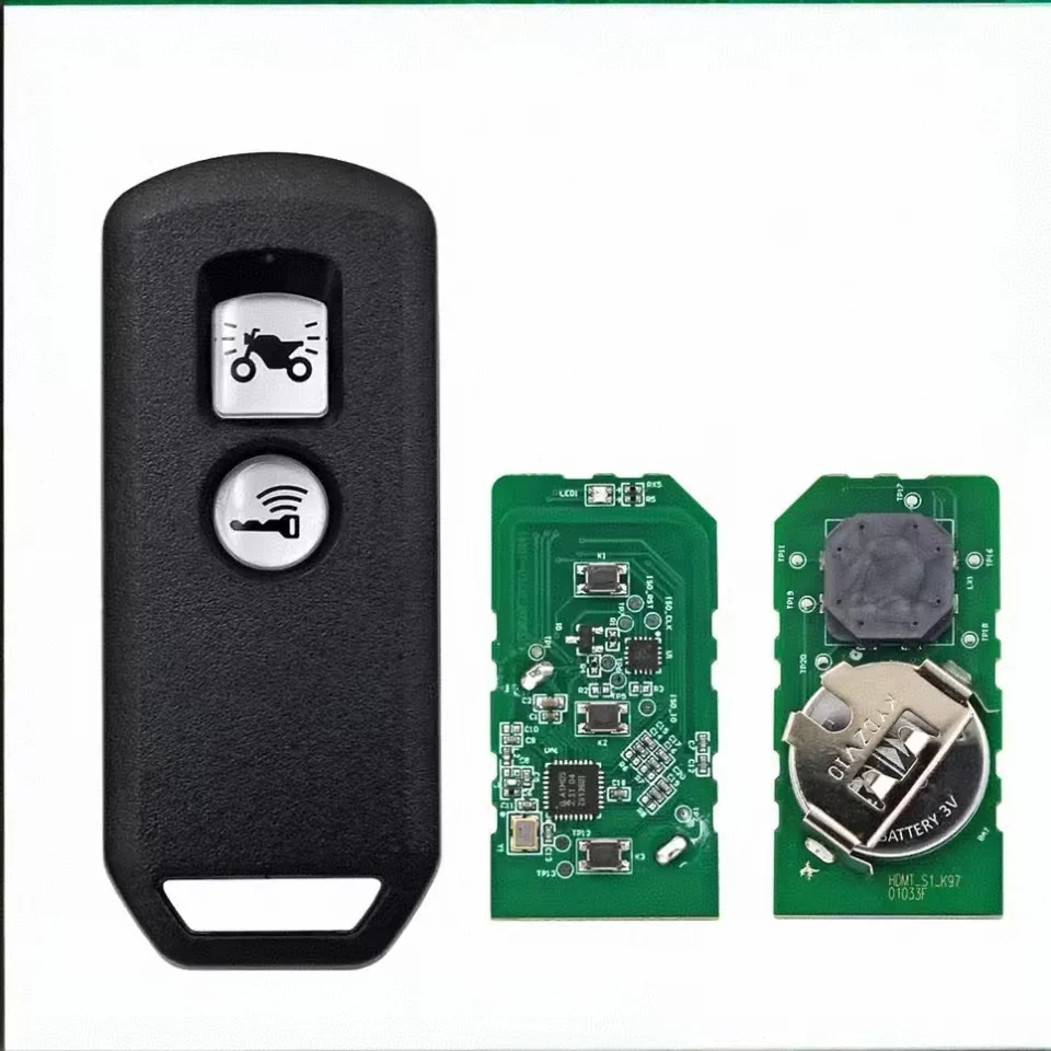 JINGXIN sleutel KOR voor Honda Motorfiets Scooter 35111-K0R-V01/V02 sleutel shell Afstandsbediening Keyless Controle Sleutel 3 Knoppen autosleutel