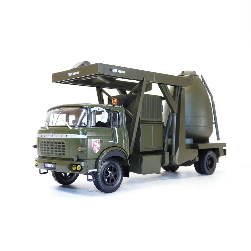 

Diecast IXO 1:43 Scale French BERLIET GR-12 VTC Transport Truck Alloy Car Model Collectible Toy Gift Souvenir Display Ornament