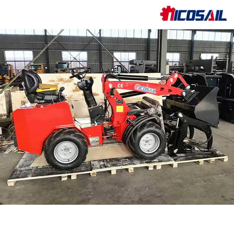 Narrow Access Telescopic Loader KZL918 for Old Building Renovations - Small Turning Radius for Tight Indoor Work Areas