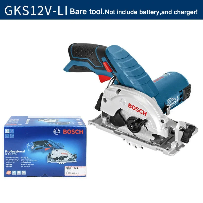 BOSCH GKS 12V-LI Electric Circular Saw Professional Multifunctional Rechargeable Cordless Woodworking Cutting Saw Household view 5