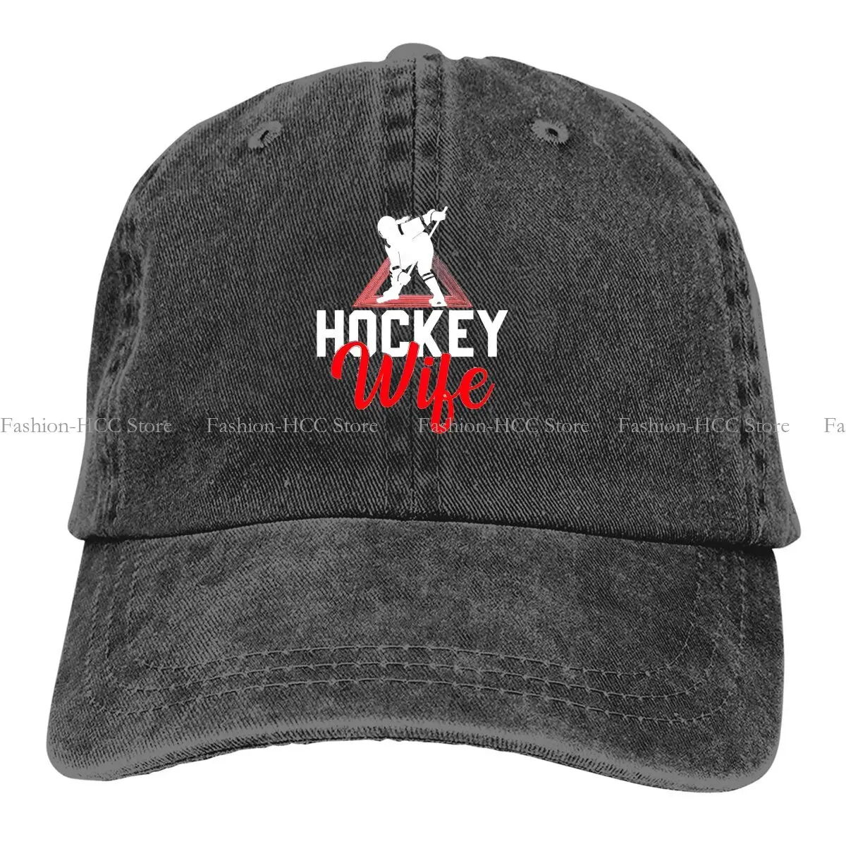 Washed Men's Baseball Cap Hockey Apparel Wife Girl Player Goalie Trucker Snapback Caps Dad Hat Ice Hockey Golf Hats